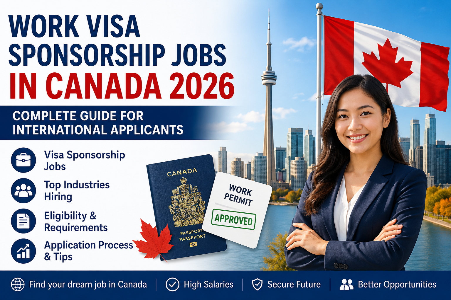 Work Visa Sponsorship Jobs in Canada 2026: Complete Guide for International Applicants